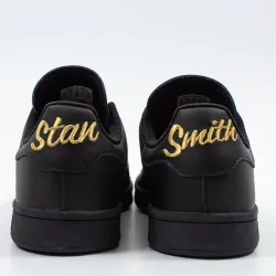 Basket basse garcon Adidas stan smith j Noir - ZESHOES