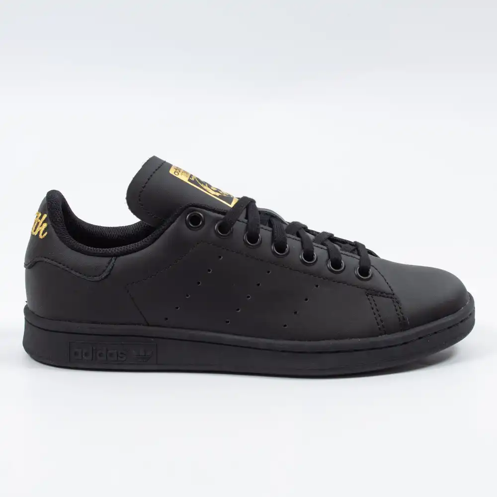 Basket basse garcon Adidas stan smith j Noir - ZESHOES