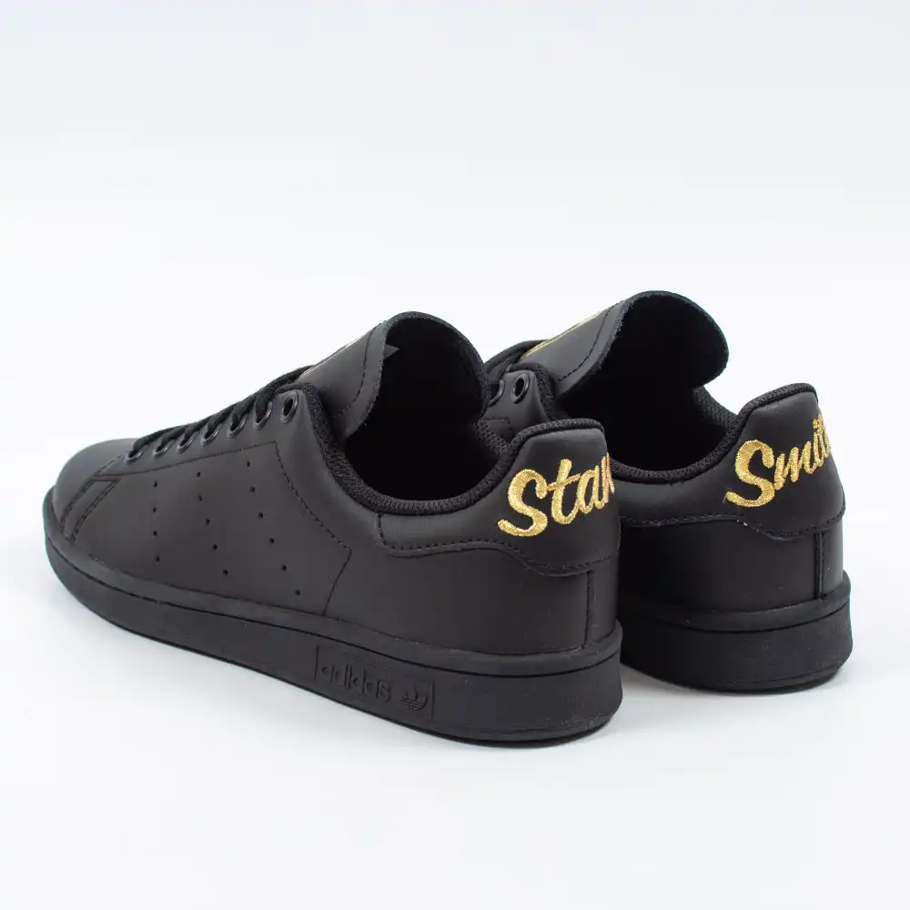 Basket basse garcon Adidas stan smith j Noir - ZESHOES
