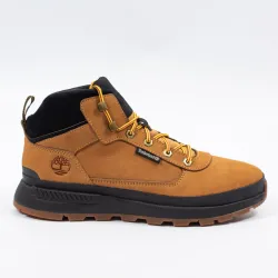 Basket montante homme Timberland Field trekker mid hiker wheat nubuk Marron -...