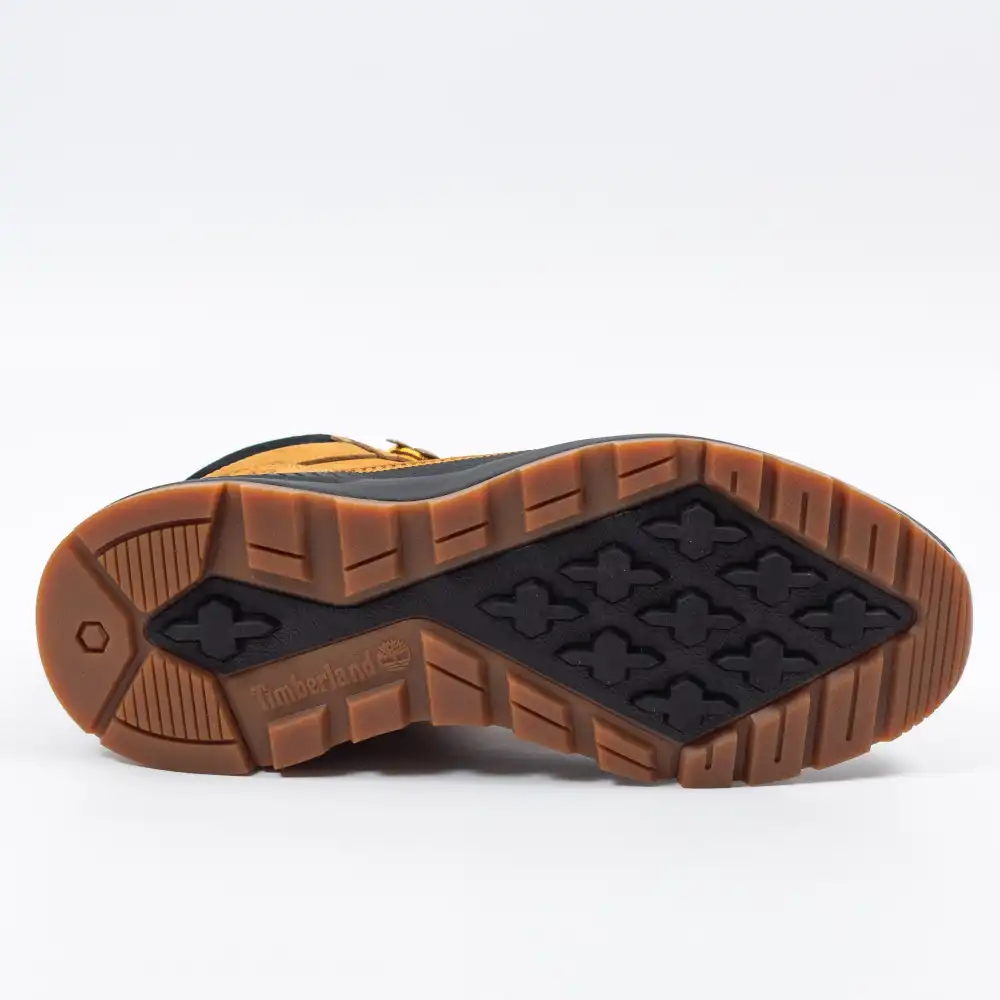 Basket montante homme Timberland Field trekker mid hiker wheat nubuk Marron -...