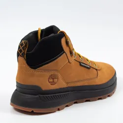 Basket montante homme Timberland Field trekker mid hiker wheat nubuk Marron -...