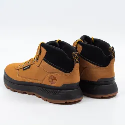 Basket montante homme Timberland Field trekker mid hiker wheat nubuk Marron -...