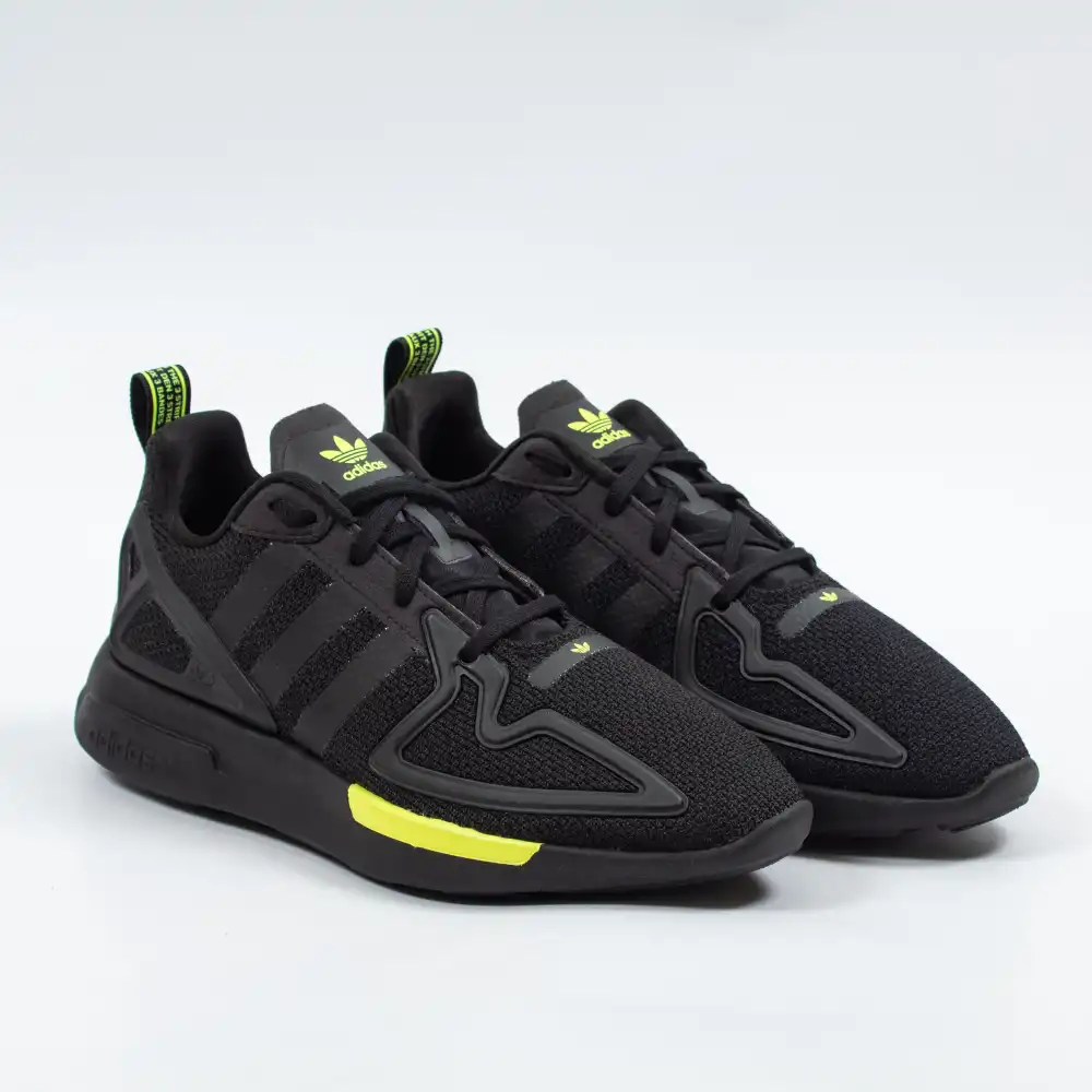 Basket basse garcon Adidas ZX 2K FLUX J Noir - ZESHOES