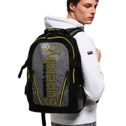 Sac à dos homme Superdry Monoline tarp backpack Gris - ZESHOES