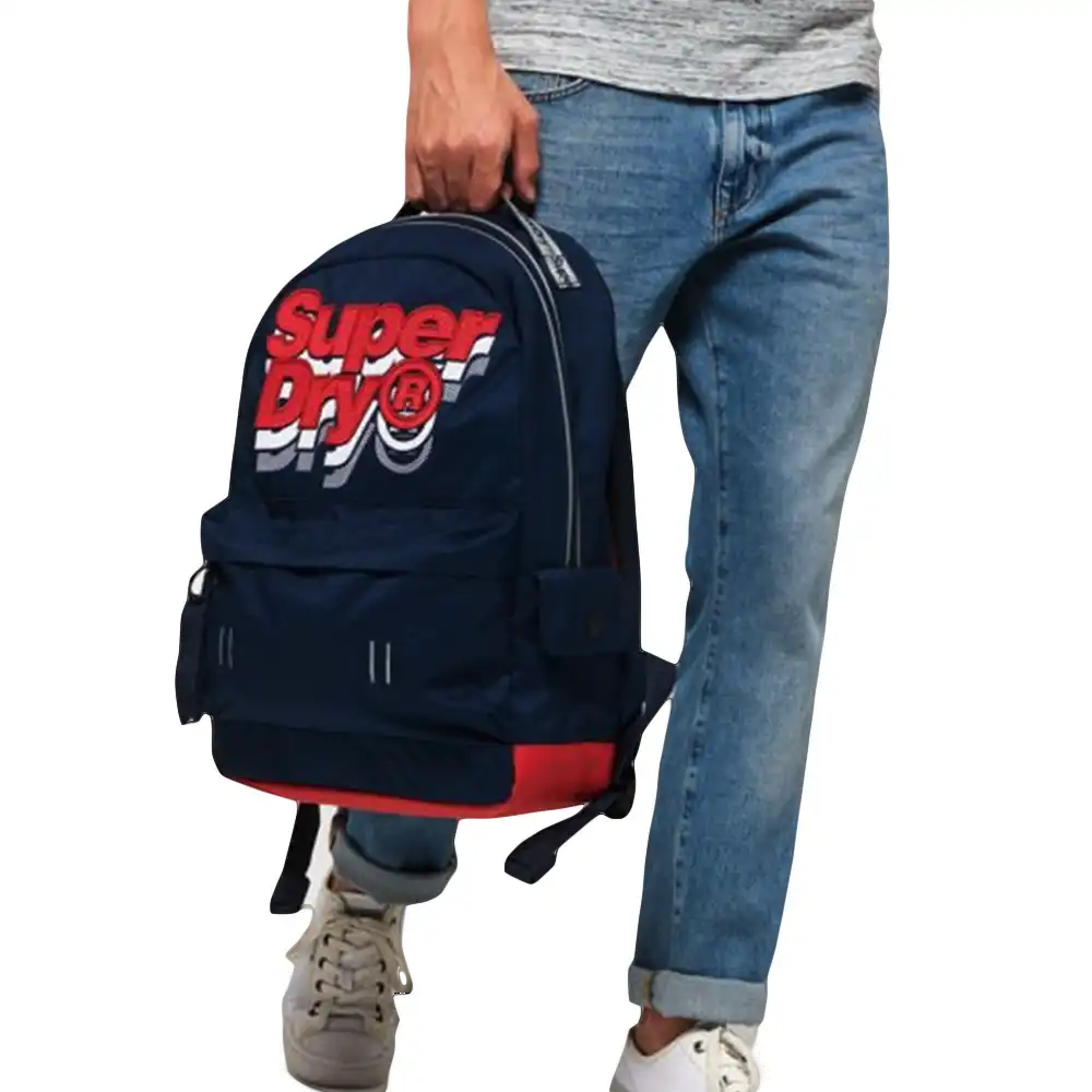 Sac à dos homme Superdry Jacky Montana Bleu - ZESHOES