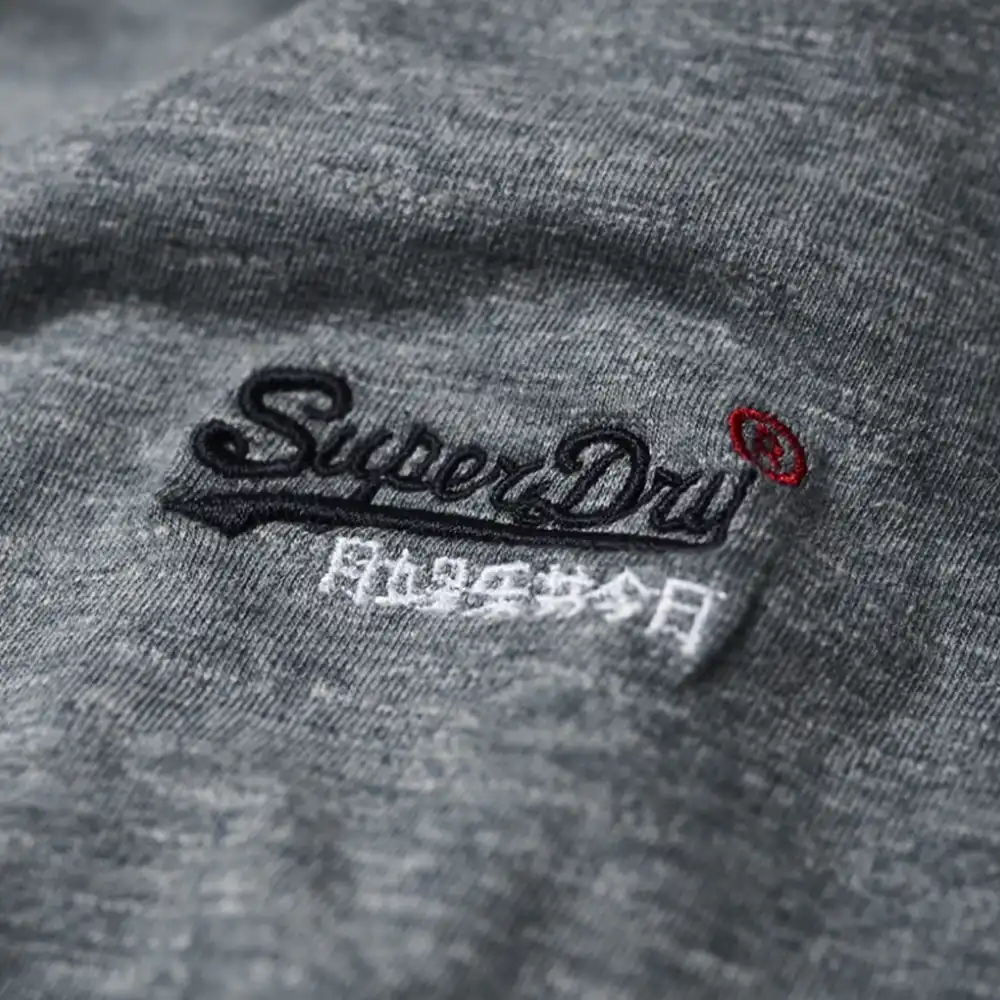T shirt manche courte homme Superdry Ol vintage embrouille tee Gris - ZESHOES