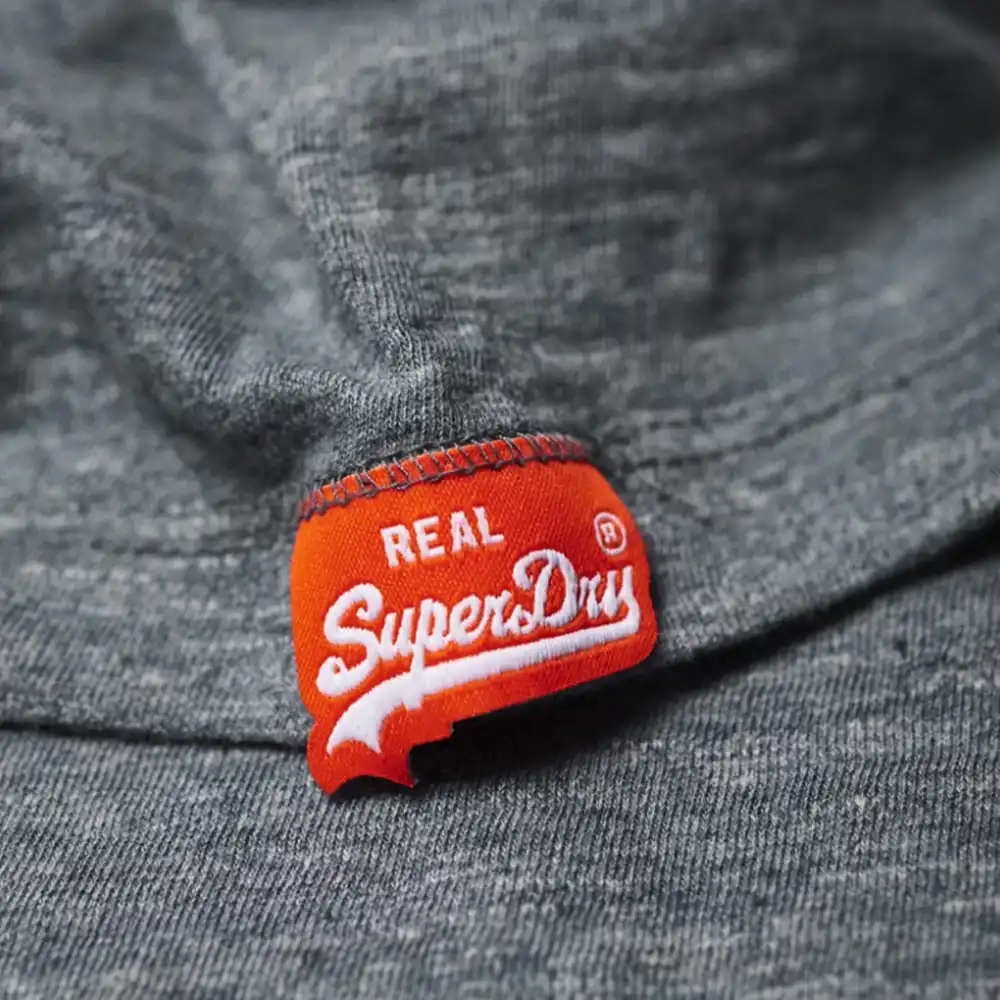 T shirt manche courte homme Superdry Ol vintage embrouille tee Gris - ZESHOES