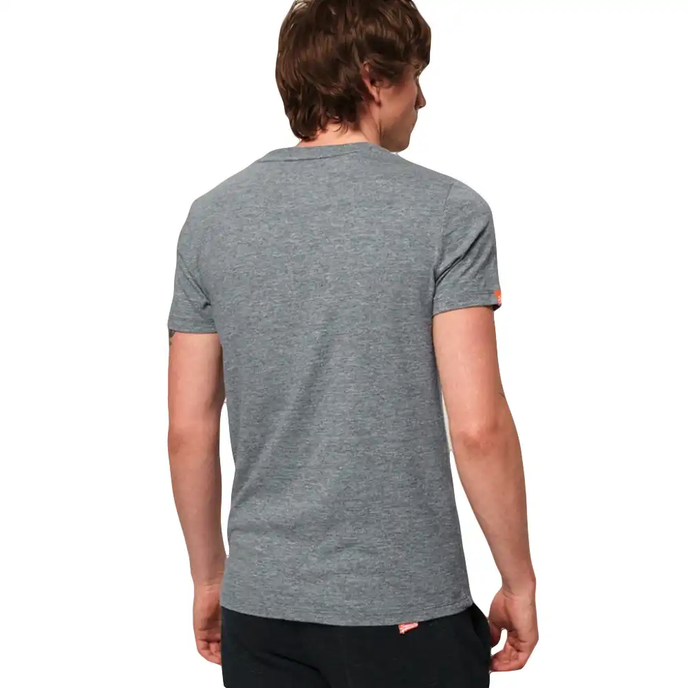 T shirt manche courte homme Superdry Ol vintage embrouille tee Gris - ZESHOES