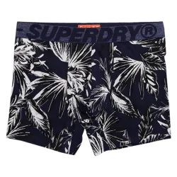 Boxer homme Superdry Pack x2 front logo Multicolor - ZESHOES
