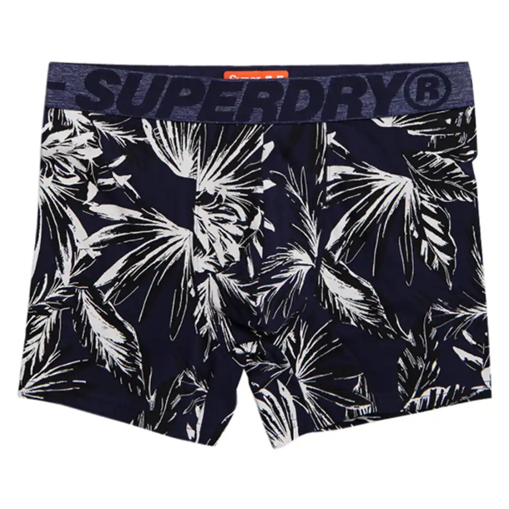Boxer homme Superdry Pack x2 front logo Multicolor - ZESHOES