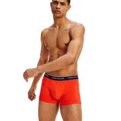 Boxer homme Tommy Jeans front logo pack x3 Multicolor - ZESHOES