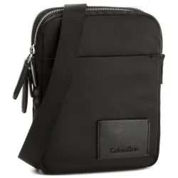 Sac a bandouliere homme Calvin Klein Tech nylon mini Noir - ZESHOES