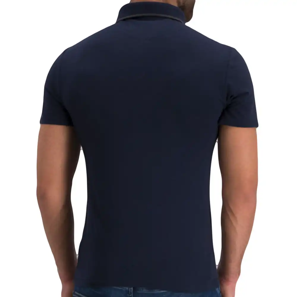 Polo manche courte Guess Granatowy Bleu - ZESHOES Polo manche courte Guess Granatowy Bleu - ZESHOES