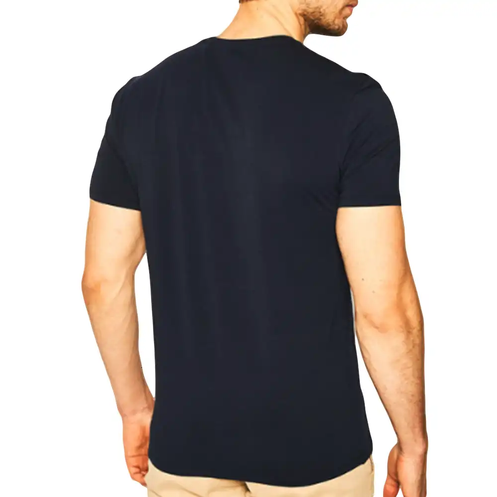 T shirt manche courte homme Guess Est. 1981 Bleu - ZESHOES