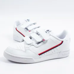 Basket basse garcon Adidas Continental 80 cf c Blanc - ZESHOES