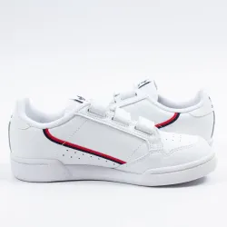 Basket basse garcon Adidas Continental 80 cf c Blanc - ZESHOES