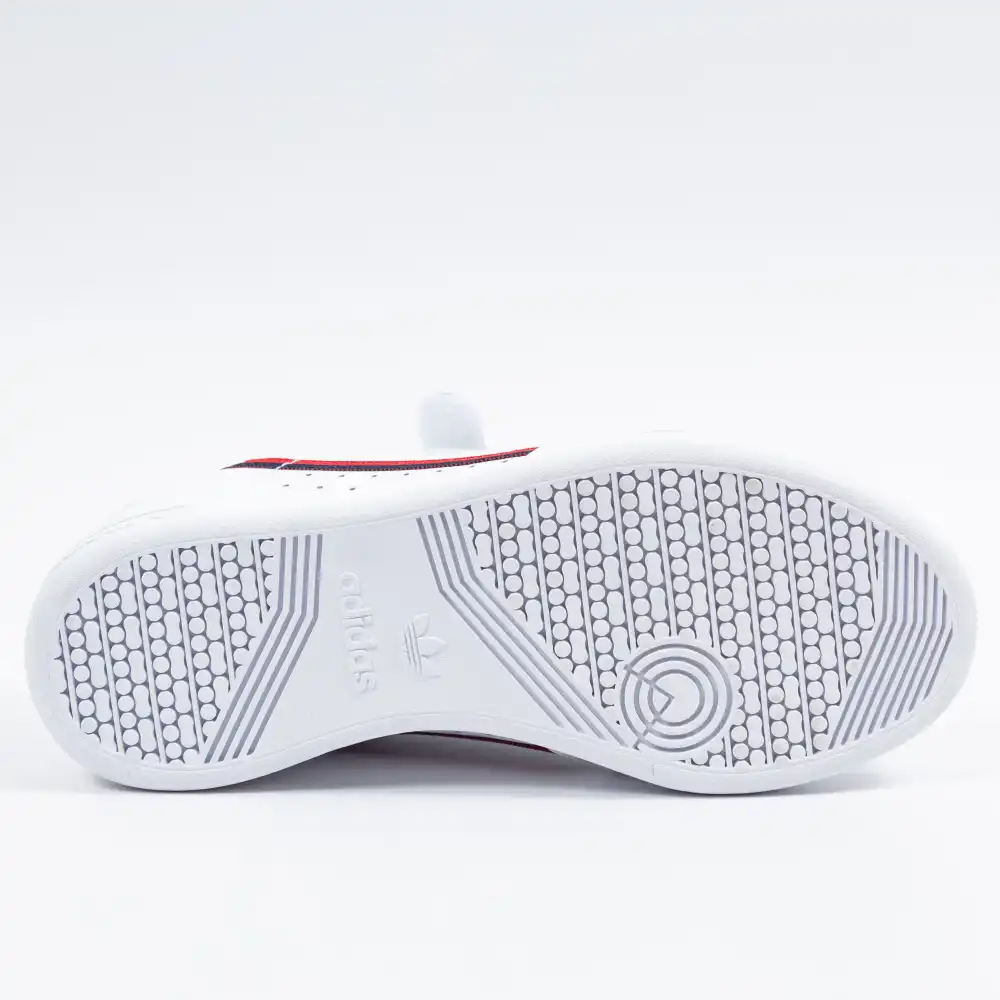 Basket basse garcon Adidas Continental 80 cf c Blanc - ZESHOES