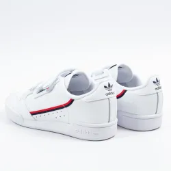 Basket basse garcon Adidas Continental 80 cf c Blanc - ZESHOES