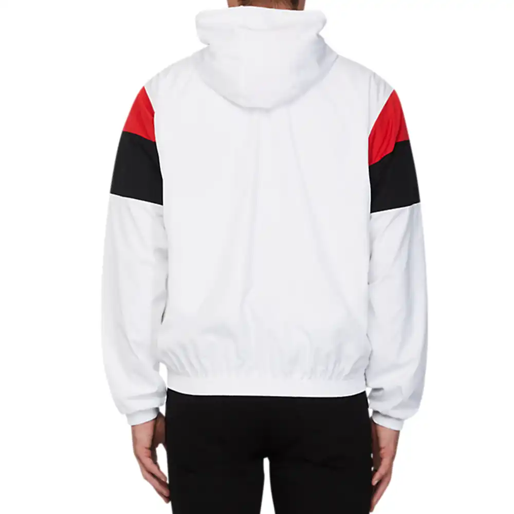 Veste de survêtement homme Calvin Klein Color block track jacket Blanc - ZESHOES