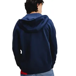 Sweat shirt homme Tommy Jeans Essential graphic zipthrough Bleu - ZESHOES Sweat shirt homme Tommy Jeans Essential graphic zipthrough Bleu - ZESHOES