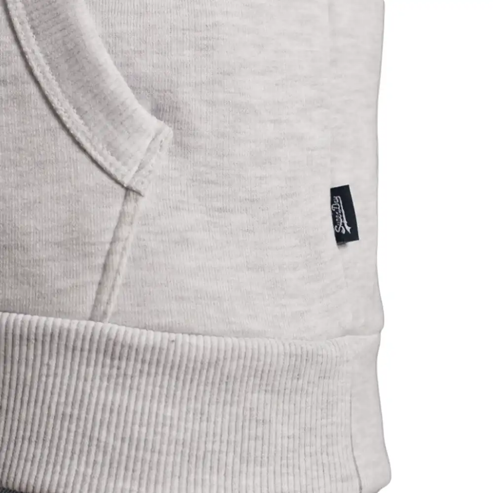 Sweat capuche femme Superdry Logo floral Gris - ZESHOES