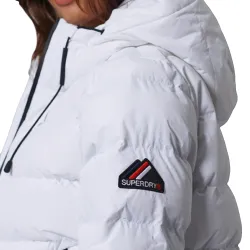 Doudoune femme Superdry Spirit sport Blanc - ZESHOES