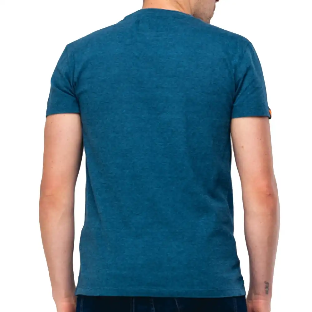 T shirt manche courte homme Superdry Vintage embroidery Bleu - ZESHOES