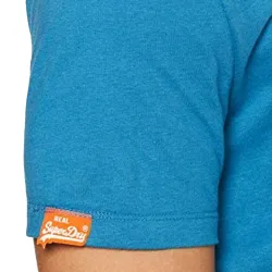T shirt manche courte homme Superdry Vintage logo Bleu - ZESHOES