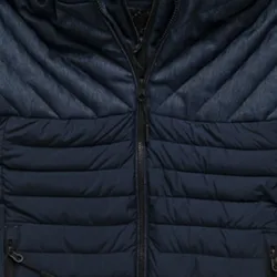 Doudoune homme Superdry Tweed mix fuji Bleu - ZESHOES