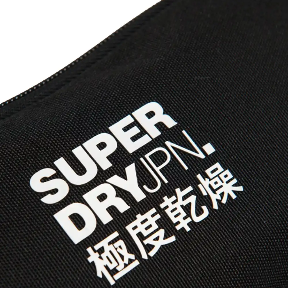 Sac banane homme Superdry white logo Noir - ZESHOES