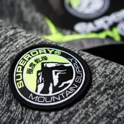 Sweat zippé homme Superdry Ziphood de montagne Gris - ZESHOES