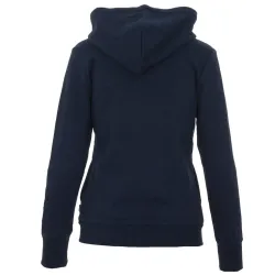 Sweat zippé femme Superdry Applique sherif Bleu - ZESHOES