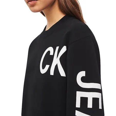 Produits victimes de leur succès Calvin Klein Noir Logo knit dress