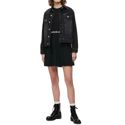 Jupe femme Calvin Klein Pleated Noir - ZESHOES