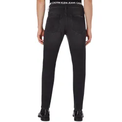 Jeans homme Calvin Klein Slim taper Noir - ZESHOES Jeans homme Calvin Klein Slim taper Noir - ZESHOES
