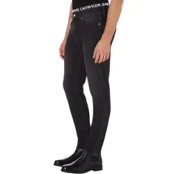 Jeans homme Calvin Klein Slim taper Noir - ZESHOES Jeans homme Calvin Klein Slim taper Noir - ZESHOES