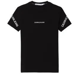 T shirt manche courte homme Calvin Klein Stretch logo Noir - ZESHOES T shirt manche courte homme Calvin Klein Stretch logo Noir - ZESHOES