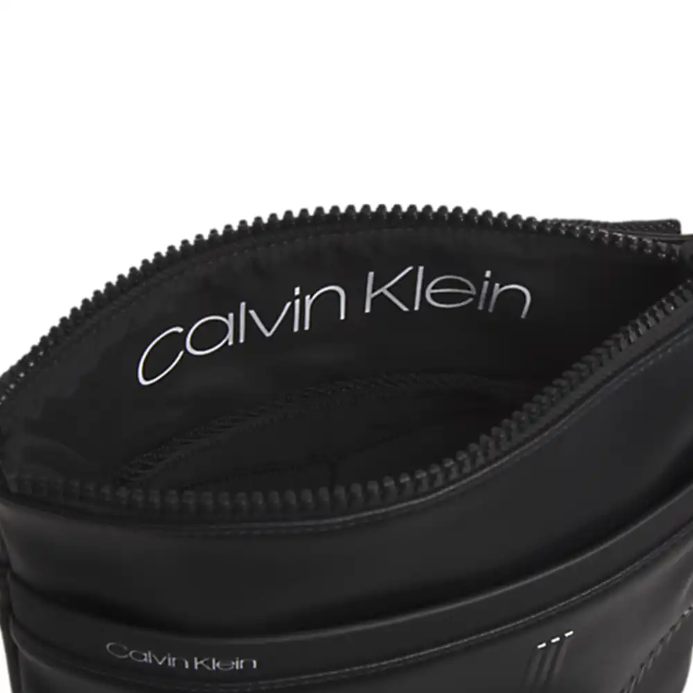 Sac a bandouliere homme Calvin Klein Up flat crossover Noir - ZESHOES