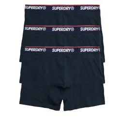 Boxer homme Superdry Pack x3 Classic Bleu - ZESHOES