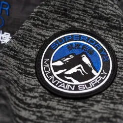 Sweat zippé homme Superdry Mountain zippé Gris - ZESHOES