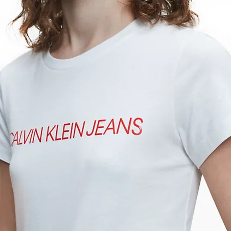 Produits victimes de leur succès Calvin Klein Blanc Institutionnel logo