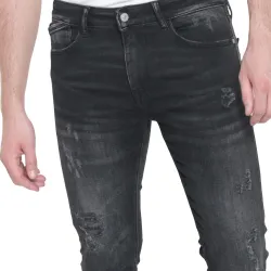 Jeans homme Le Temps Des Cerises Power skinny Noir - ZESHOES Jeans homme Le Temps Des Cerises Power skinny Noir - ZESHOES