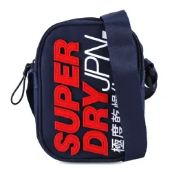 Sac a bandouliere homme Superdry Montauk Bleu - ZESHOES