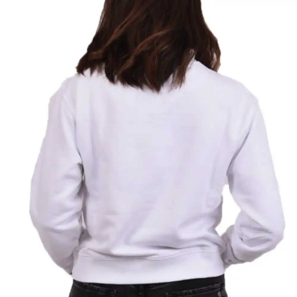 Sweat shirt femme Guess Big logo classic Blanc - ZESHOES