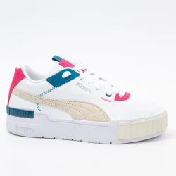 Basket basse femme Puma Cali sport mix Blanc - ZESHOES
