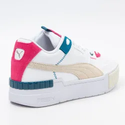Basket basse femme Puma Cali sport mix Blanc - ZESHOES