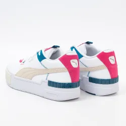 Basket basse femme Puma Cali sport mix Blanc - ZESHOES