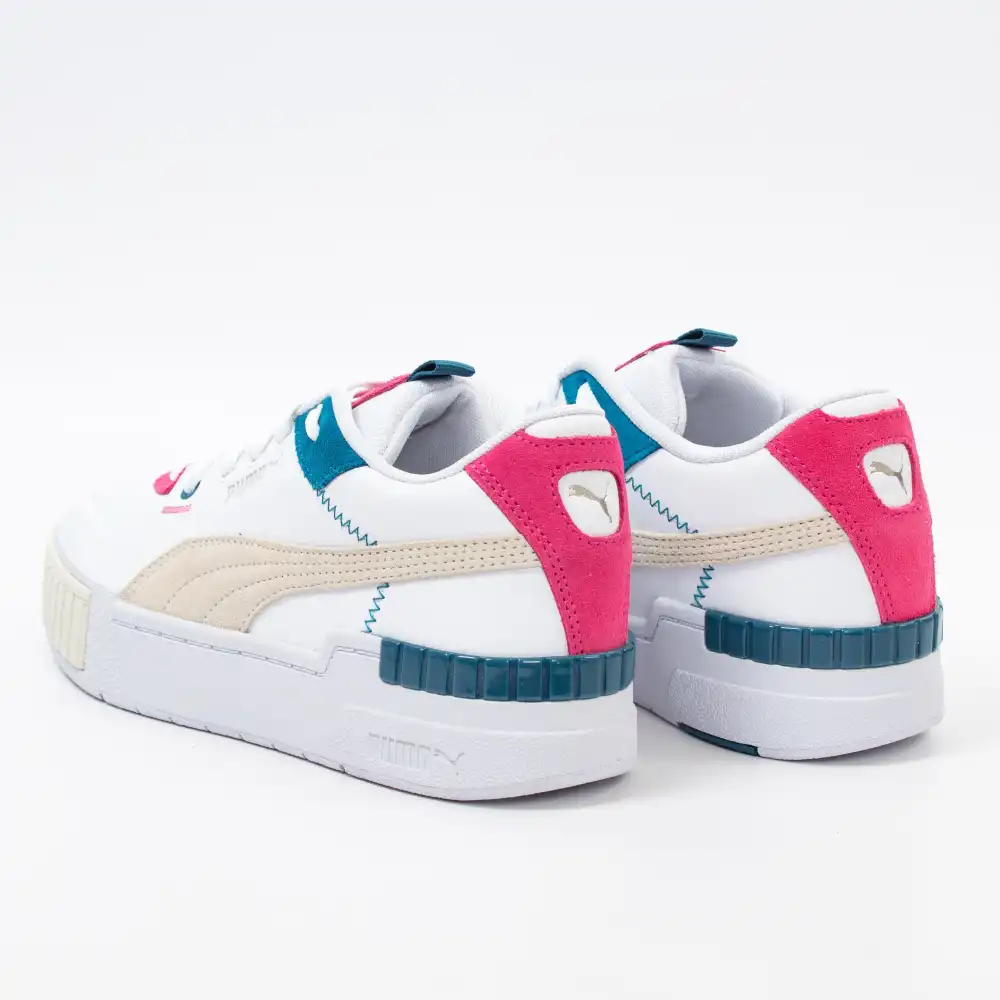 Basket basse femme Puma Cali sport mix Blanc - ZESHOES