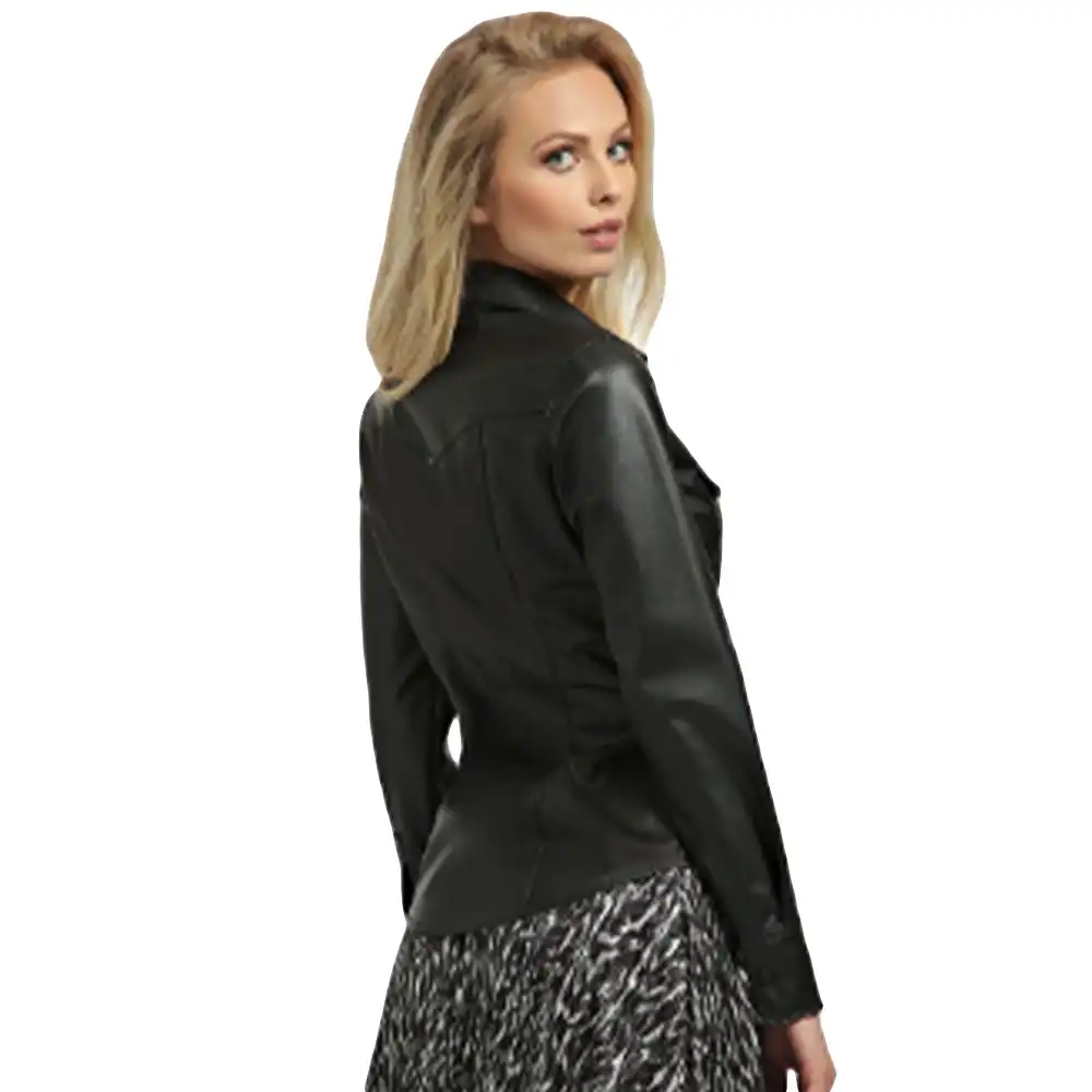 Veste femme Guess American icon Noir - ZESHOES